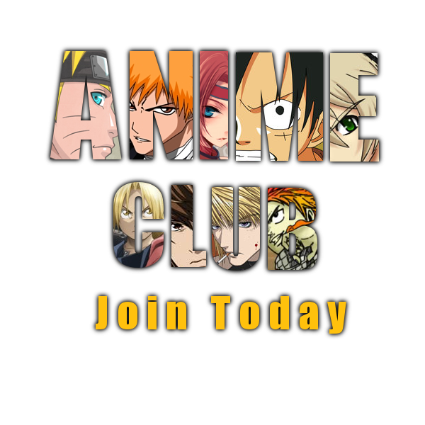 The words, "Anime Club."