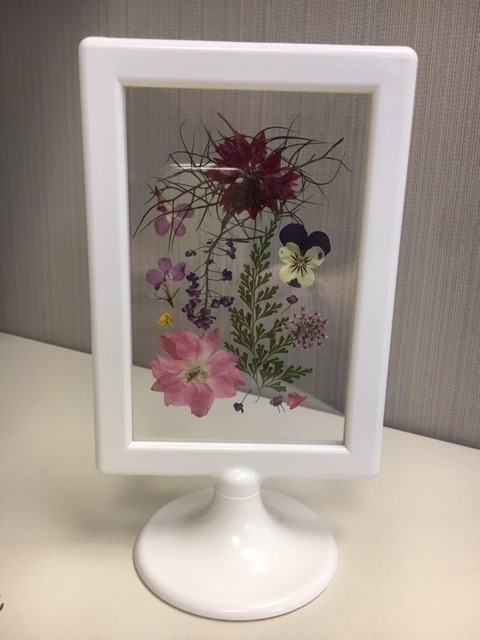 pressed flower frame