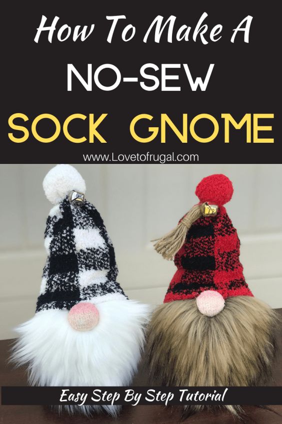No Sew Sock Gnome
