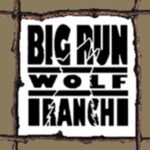 The words "Big Run Wolf Ranch" in a square made of sticks.