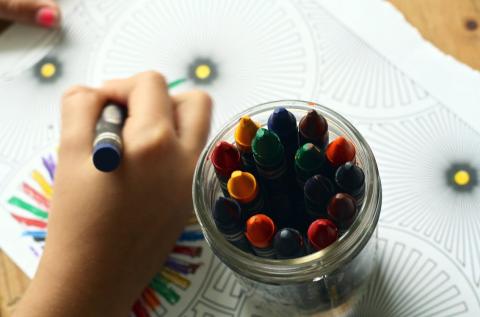 Child coloring