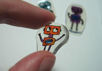 Little robot shrinky dink.