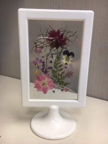 pressed flower frame