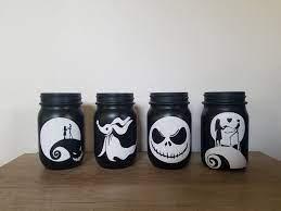 DIY Nightmare Before Christmas Jars