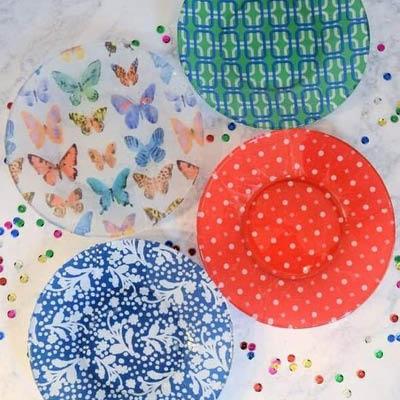 Decoupage Plates