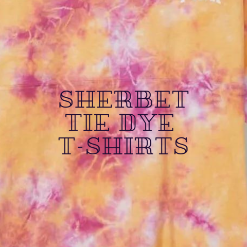 Sherbet colored tie dye