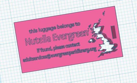 Nutella's Luggage Tag