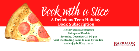 Book with a Slice Holiday Book Subscription Pickup & Read-in