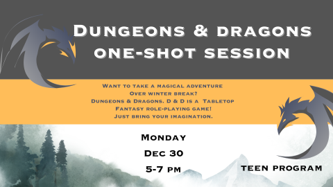 Dungeons & Dragon One-Shot Session