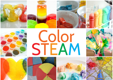A variety of experiments having to do with colors.