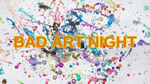 Splattered paint.