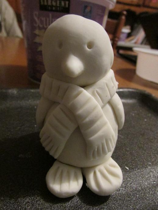 Clay penguin