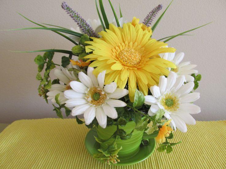 Spring floral arrangement