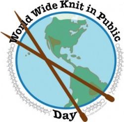 world wide knit in public day