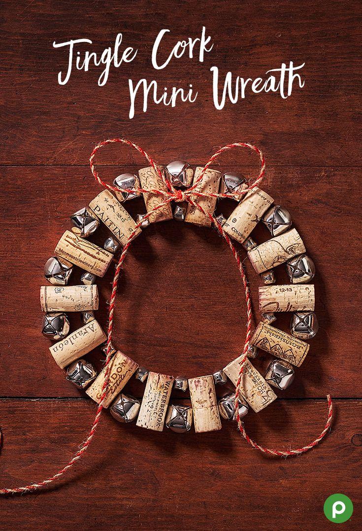 Jingle cork wreath