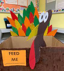 Cardboard box turkey