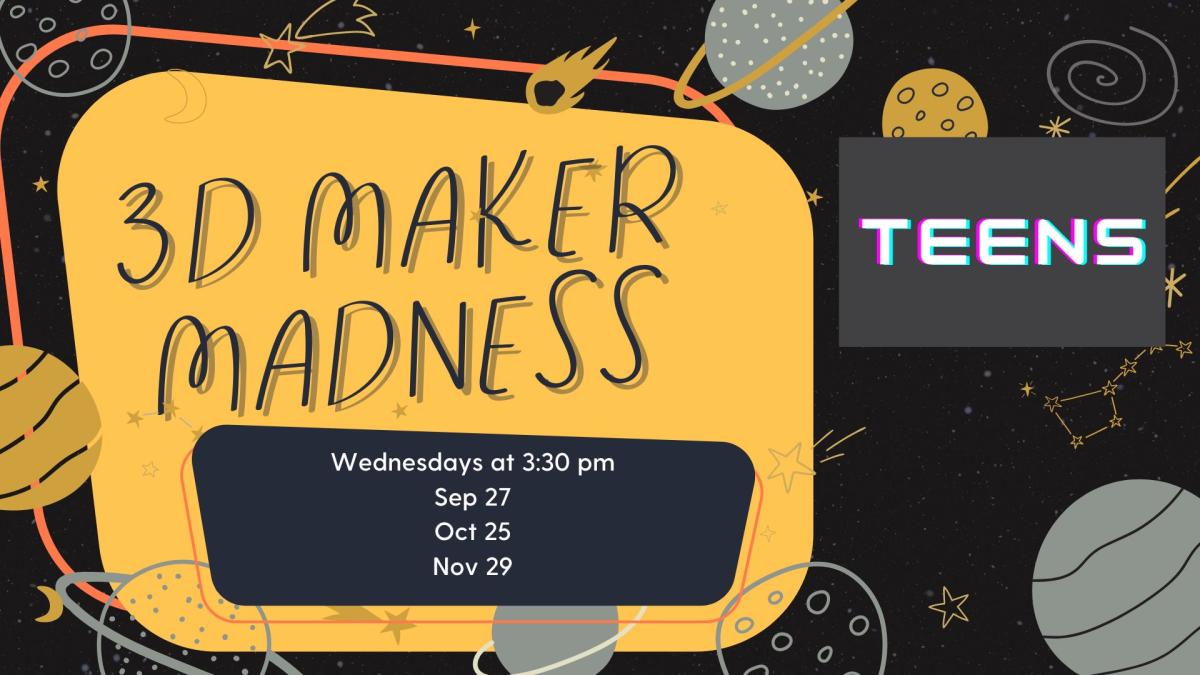 Teen 3D Maker Madness