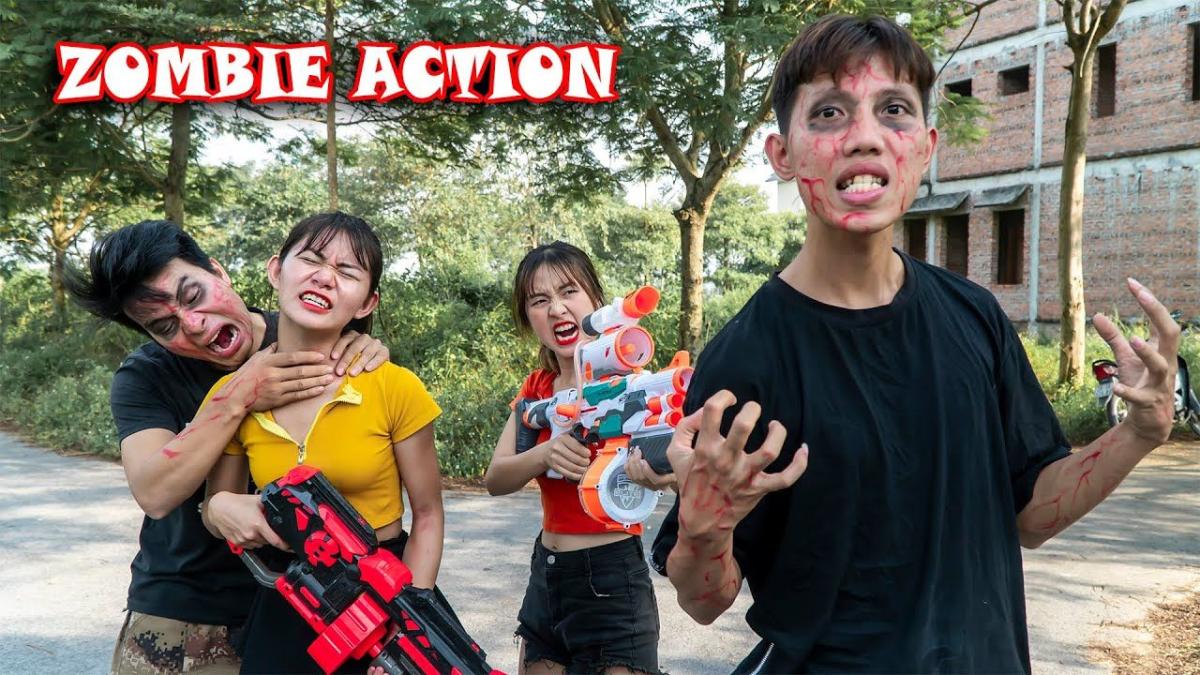 After-hours Zombie Nerf War