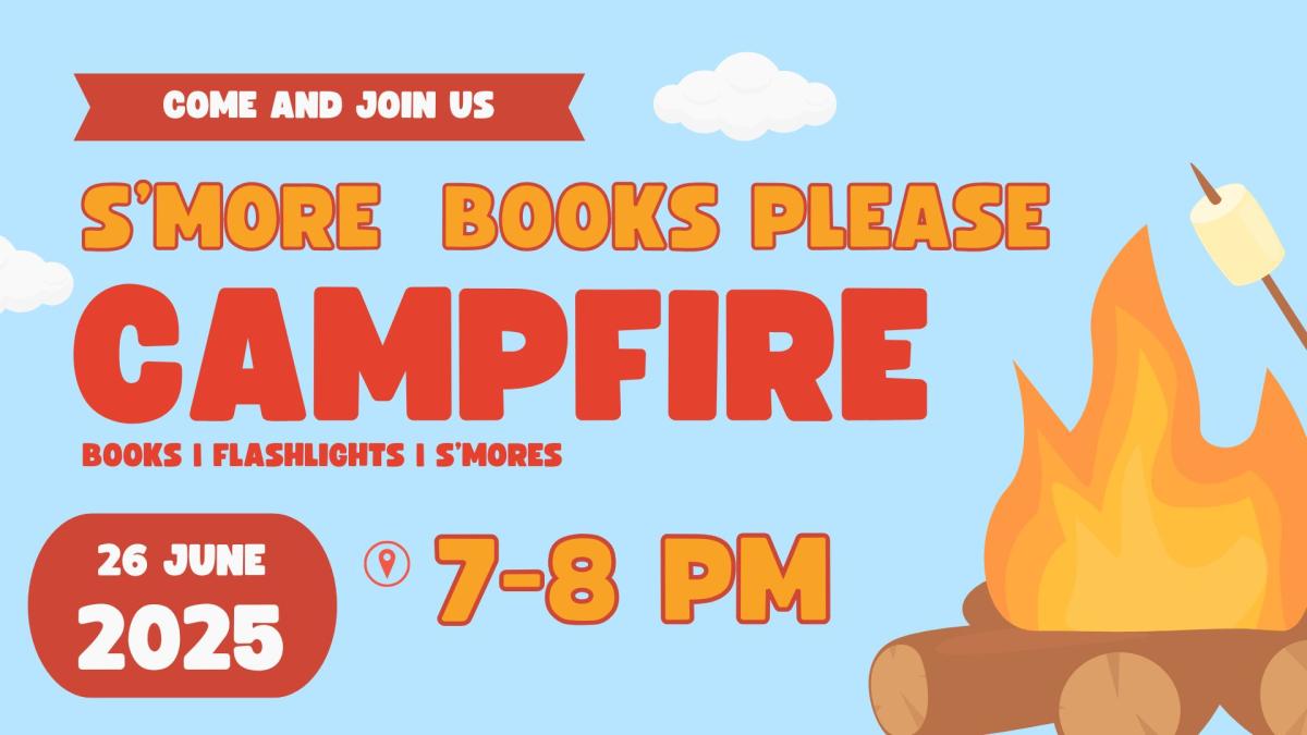 S'more Books Please Campfire