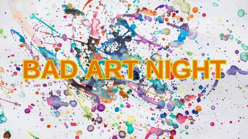 Splattered paint.