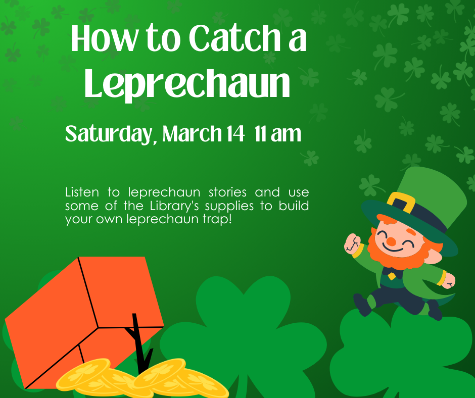 A leprechaun outside of a trap.